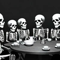 Tea skeletons 
