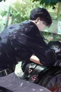 Biker friend Xavier