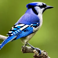 Usndere blue jay