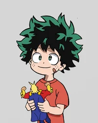 Kid Izuku Midoryia