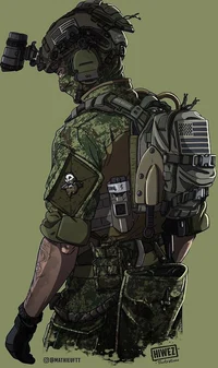 Special unit soldier