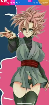 Female Goku black