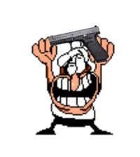 Peppino with gun