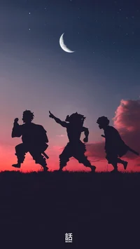 Tanjiro and the Gang