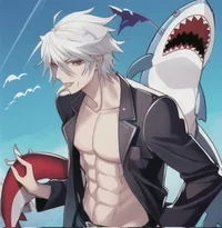Hot shark man