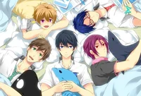 anime boys sleepover