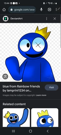 Blue Rainbow Friend