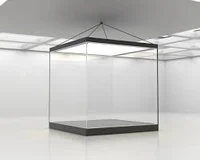 2 Glass Cubes