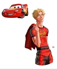 Rayo McQueen humano 