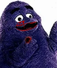 Evil grimace 