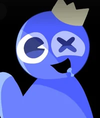 Blue rainbow friends