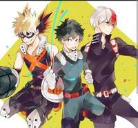 Deku shoto y bakugo