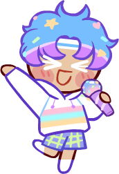 Popping candy cookie