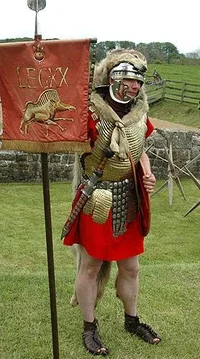 Roman banner bearer