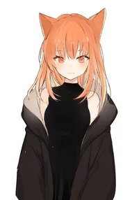 childhood cat girl