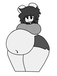 big belly bunny girl