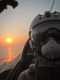 Male jet fighter
