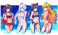 Beach Team RWBY