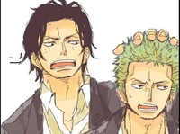 Ace and Zoro