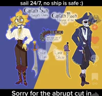 Pirate sun and moon 