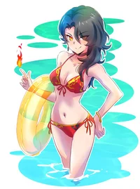 Beach Cinder Fall