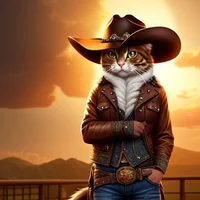 Wild west - kitties 