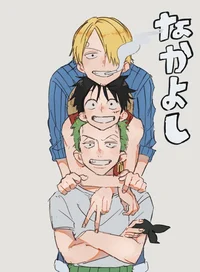 Sanji Luffy and Zoro