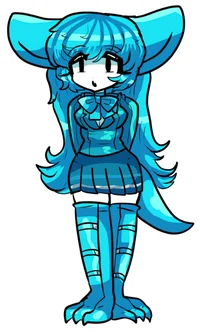 Cyan turned human