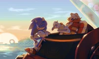 Eggman and sonic