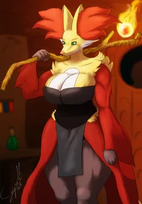 Anthro Delphox