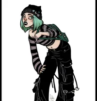 Eliza the goth girl
