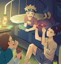 Naruto boy sleepover