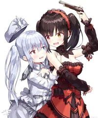 Kurumi and Queen