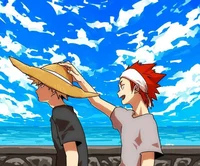 Kirishima And Bakugo