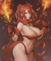 Female fire fairy