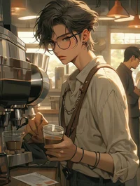 Cute Cafe Guy