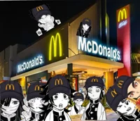 Hashira at McDonalds