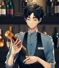 Cute bartender