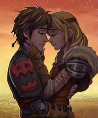 Hiccup and Astrid 