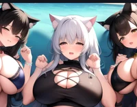 Friend cat family