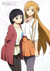 Suguha and Asuna