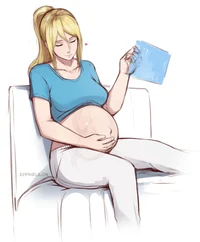 Pregnant Samus Aran
