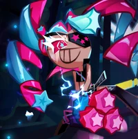 Twizzly gummy cookie