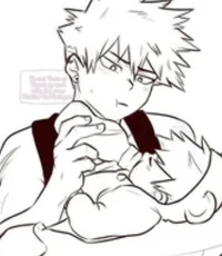 Bakugou father AU