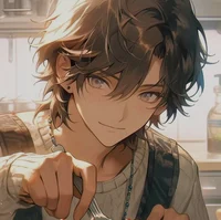 Younger brother Akio