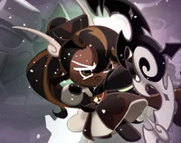 Caramel arrow cookie