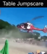 Table jumpscare XD