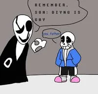 Dying is gay sans