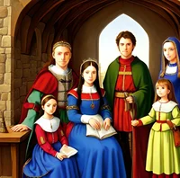 Medieval  family