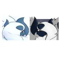Absol and Mega Absol